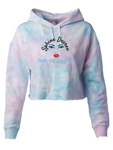 Pretty Girl Ugly World - Mystics Of Magic 🔮🪄 Crop Hoodie